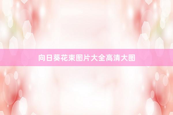 向日葵花束图片大全高清大图
